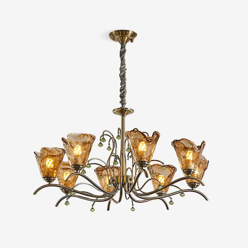 Givona Blumen-Glas-Luster