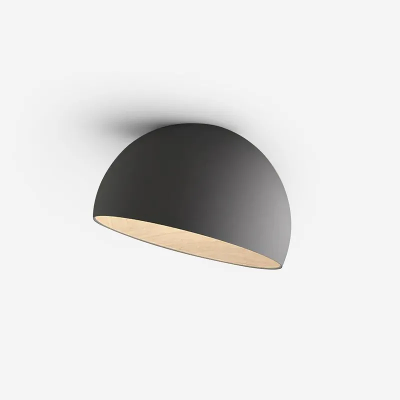 Dome-Deckenlampe aus Holz für ein warmes modernes Innenambiente