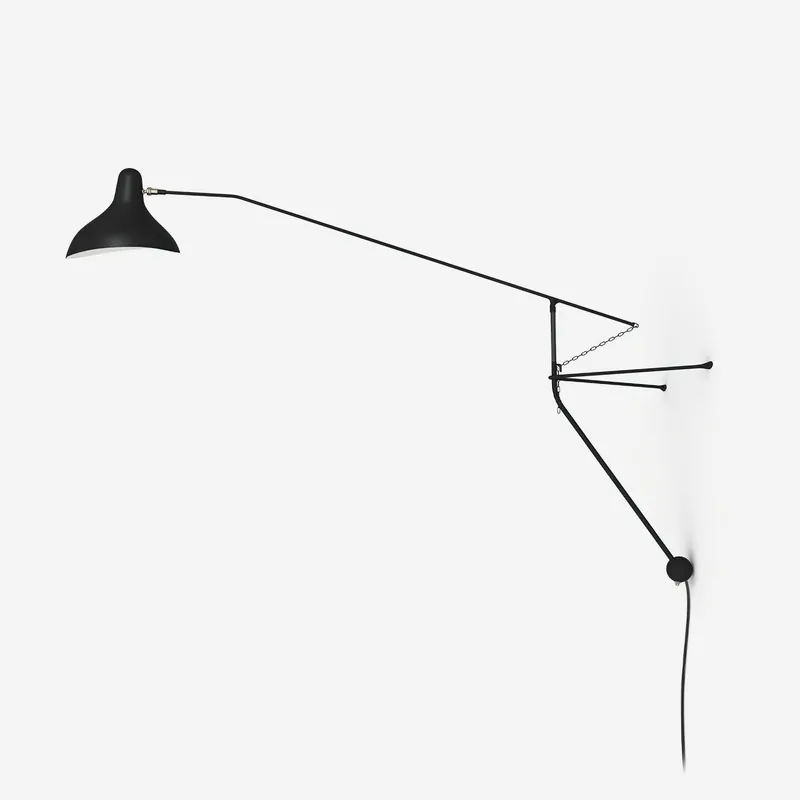 Wandleuchte Industrielle mit Schwenkbarem, Verstellbarem Arm