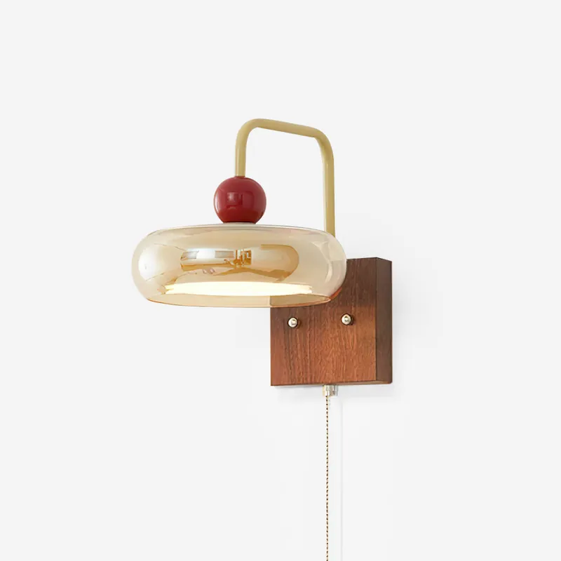 Eplio Retro-Wandleuchte aus Glas