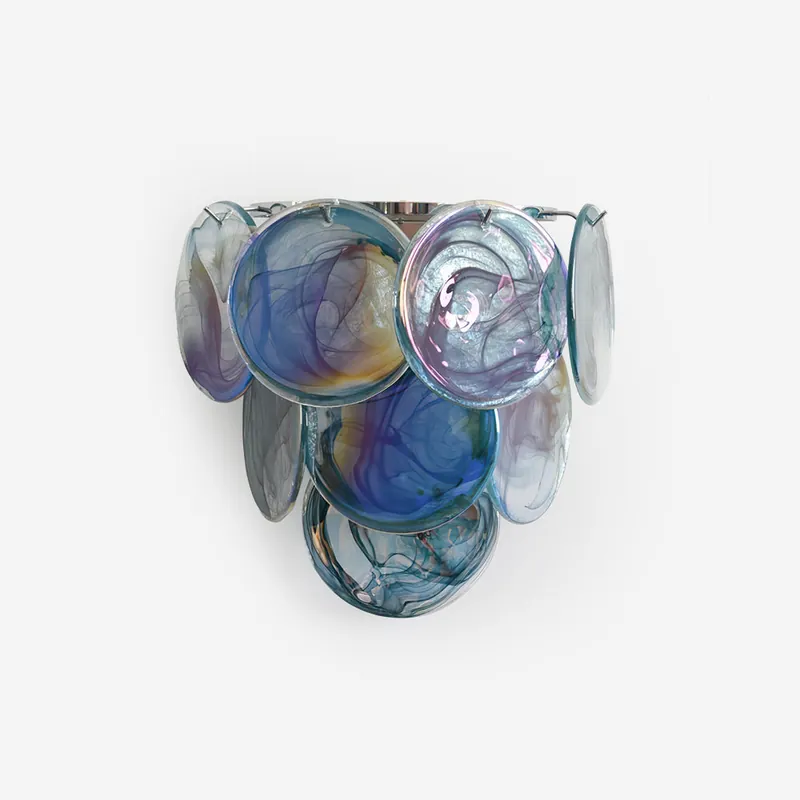 Ephira Wandleuchte aus mehrfarbigem Glas