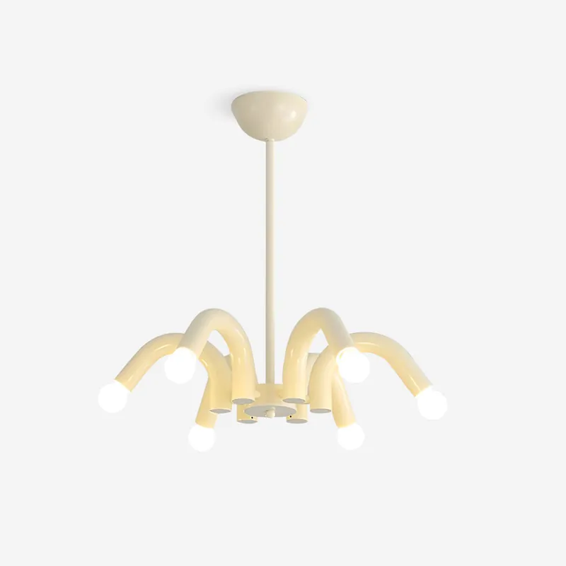 Fivelle Lustra Moderner Creme Mehrarmiger Eleganter Kronleuchter