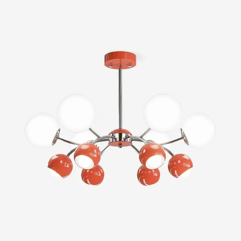 Lumi Minimalistischer Kronleuchter aus Glas