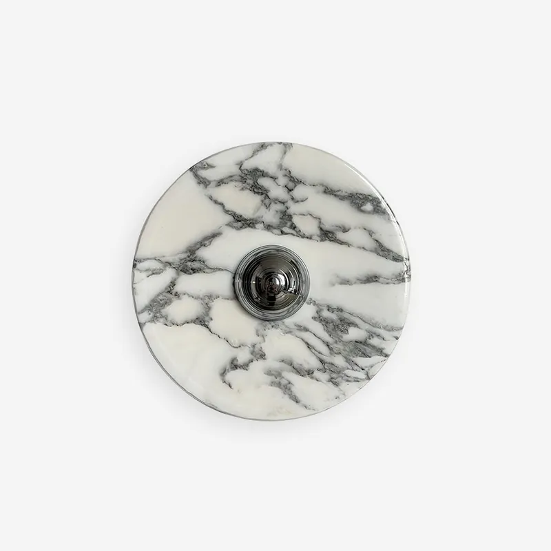 Sfera Moderne LED Wandlampe Disk aus Marmor
