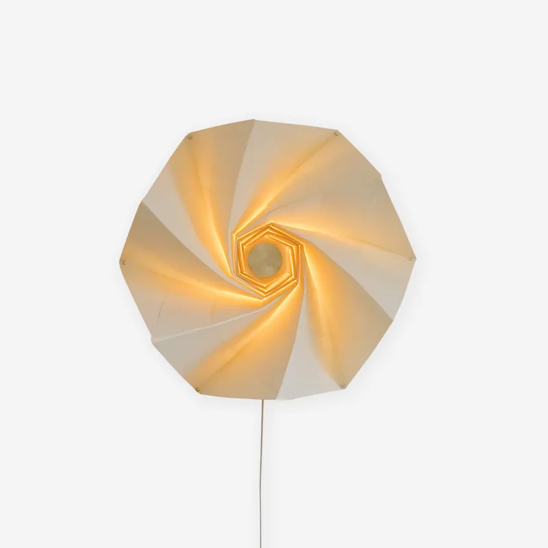 Echo Moderne LED Wandleuchte Lampenschirm Spiralform