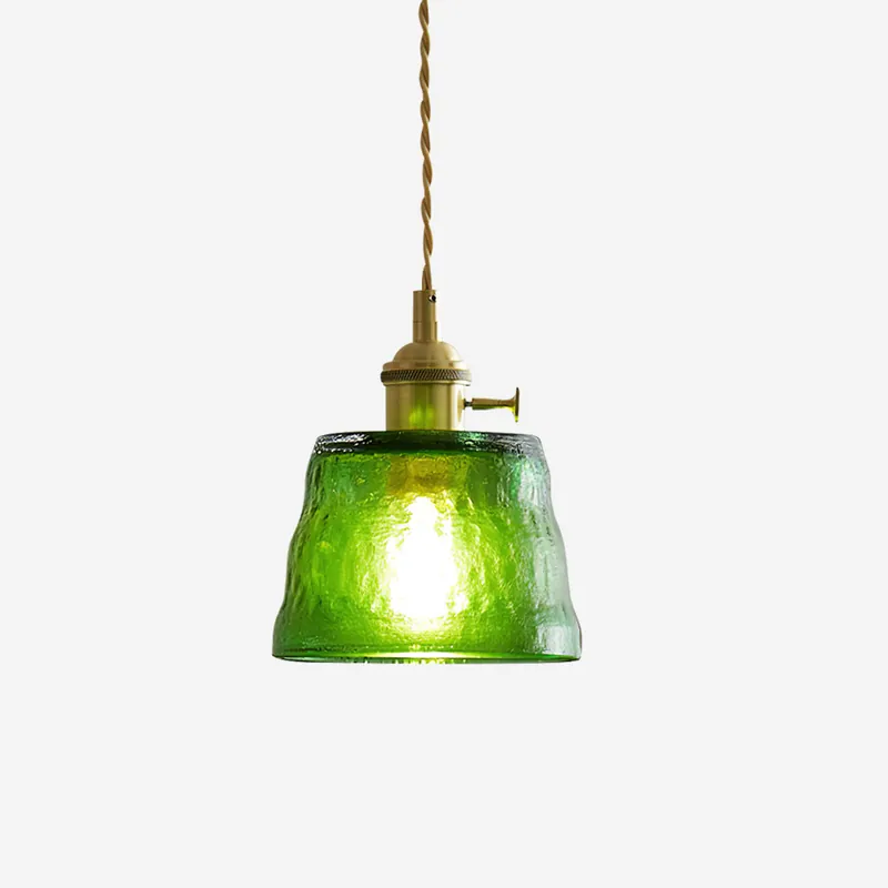 Aura Vintage Pendelleuchte Messing Glas