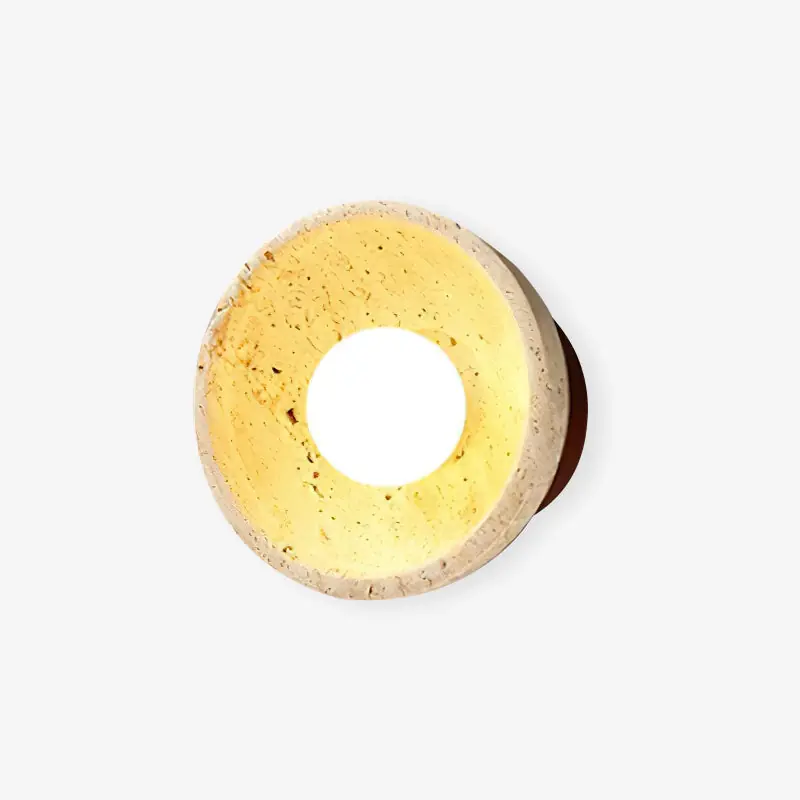 Wandleuchte Travertin Körper Modern Minimalistisch Akzent Leuchte