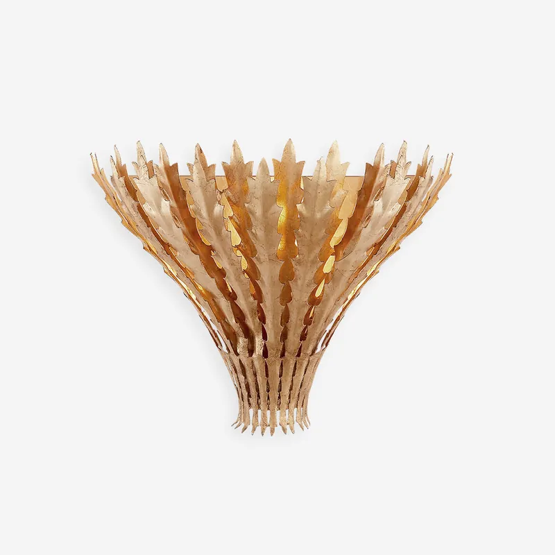 Wandleuchte Handgefertigt Blatt Muster Körper Elegant