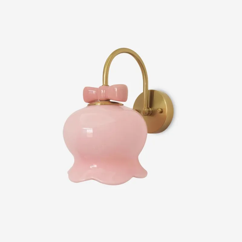 Wandleuchte Akzent Glocke Glas Verspielt Modern