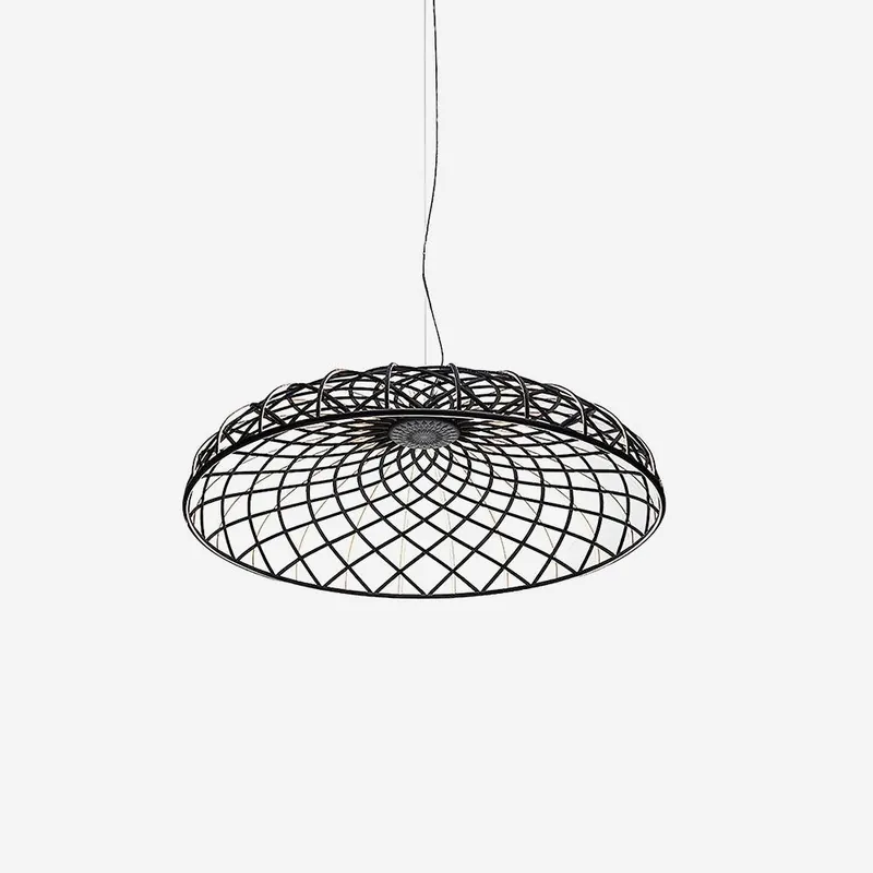 Fiona Pendelleuchte Gitter Geflochten Lampenschirm Modern