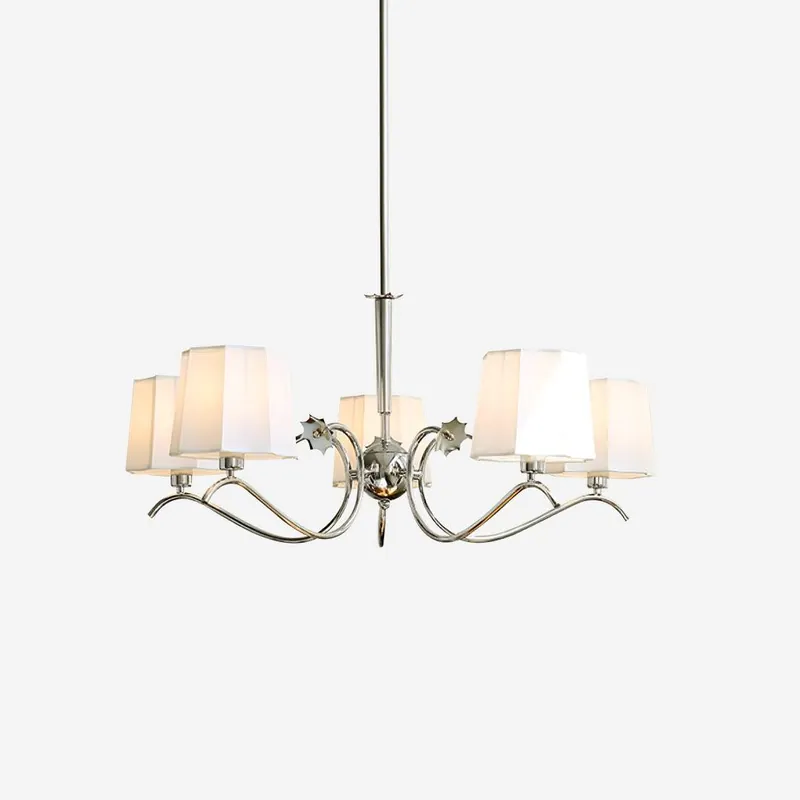 Rockville Lustre Chrom Weiß Elegant