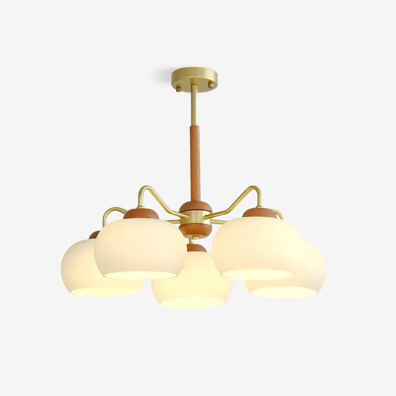 Raito Lustre aus Glas Amerikanischer Vintage-Stil.