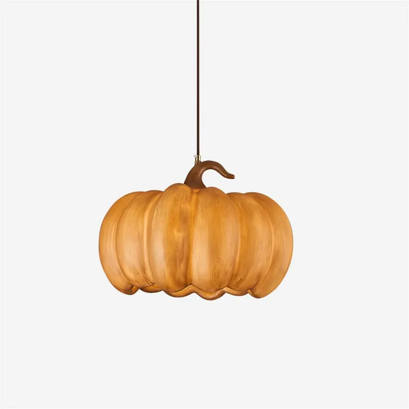 Duzy Pumpkin Hängelampe japanisches Vintage-Harz