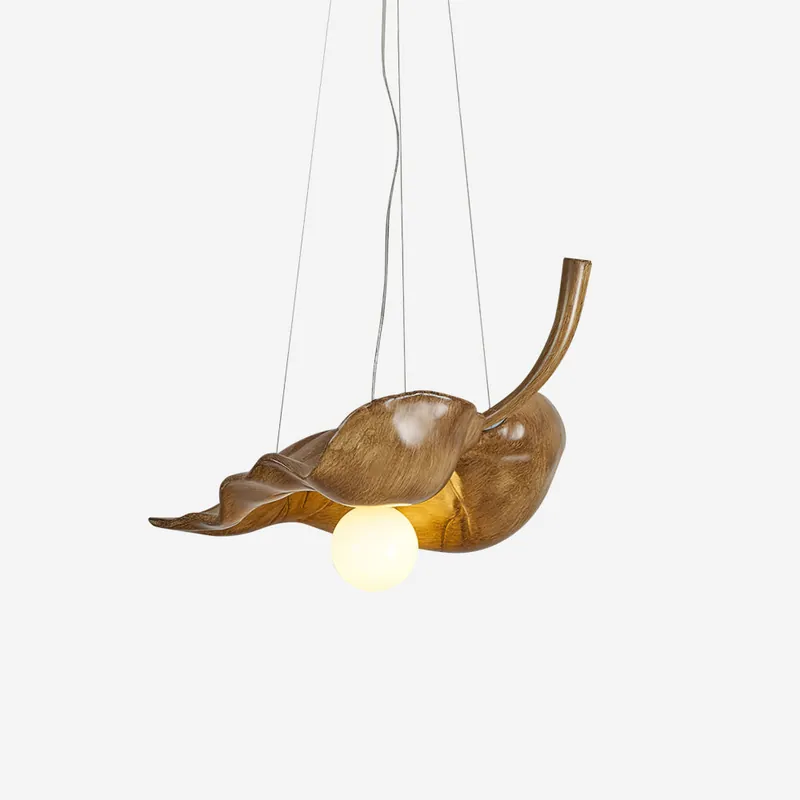 Maple Leaf Pendelleuchte Harz Organisch Eleganz
