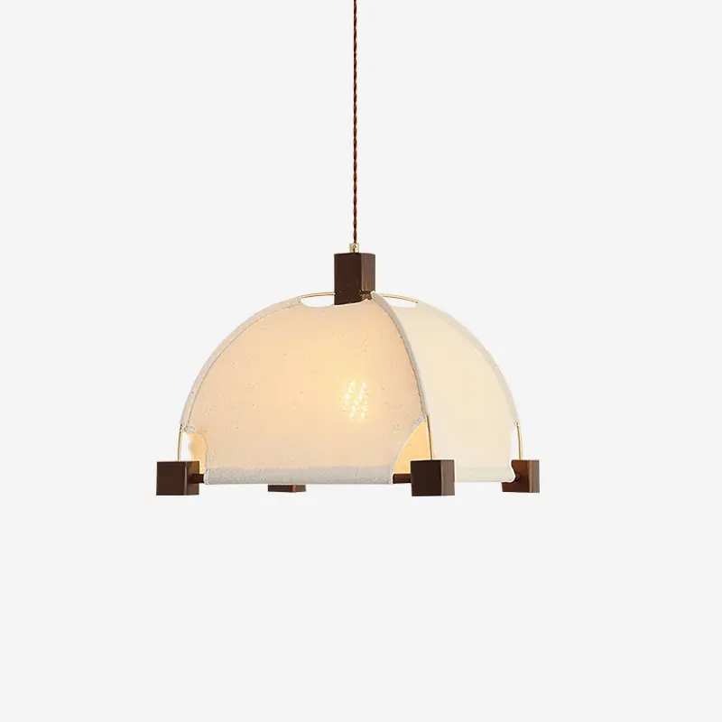 Allegra Pendelleuchte Stoff Rahmen Minimalistisch