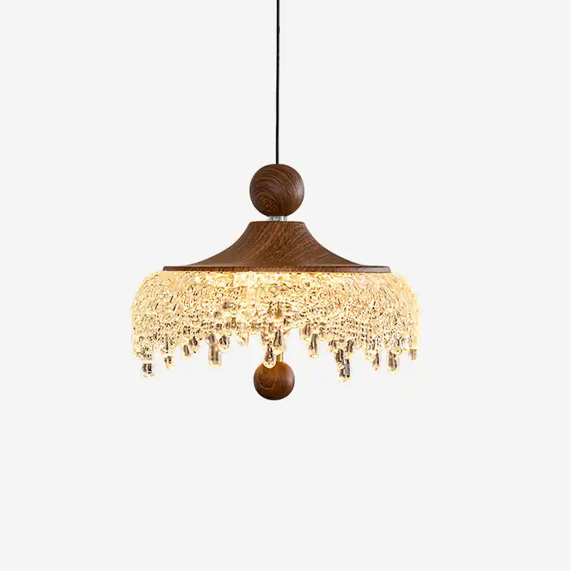 Dewdrop Pendelleuchte rustikale kristalline Eleganz