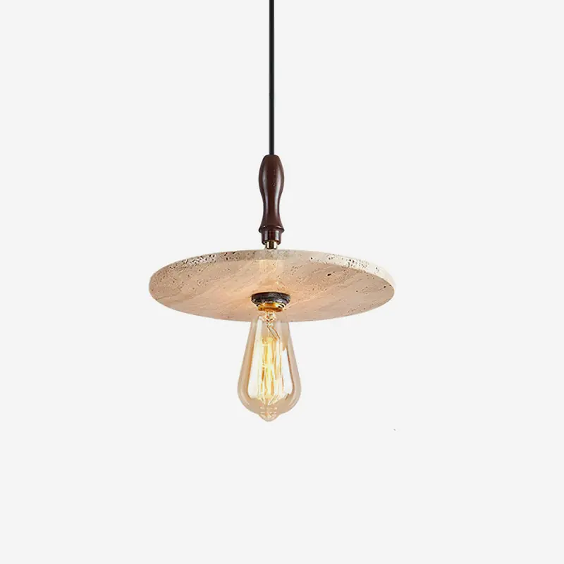 Ritta Pendelleuchte Orbit Modern aus Travertin