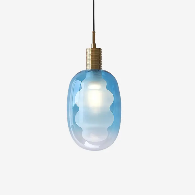 Nimbus Pendelleuchte Wolke aus Farbverlauf-Glas