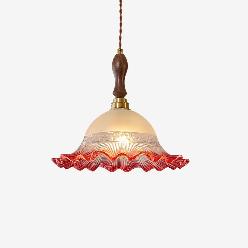 Brielle Pendelleuchte aus Vintage-Glas