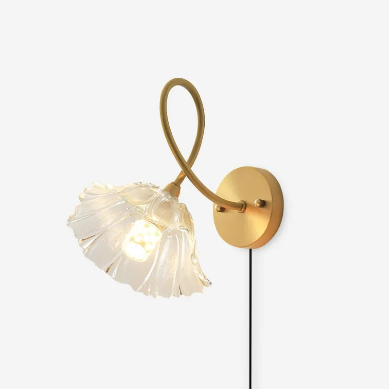 Aurora Elegante Glas-Wandlampe
