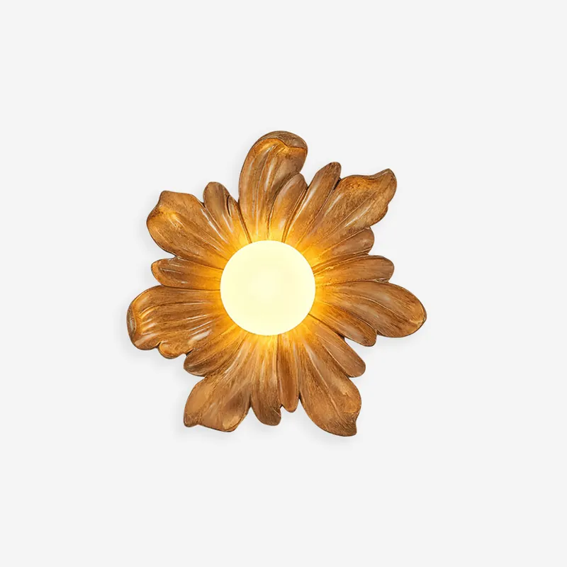 Tina Elegante Blumen-Wandlampe