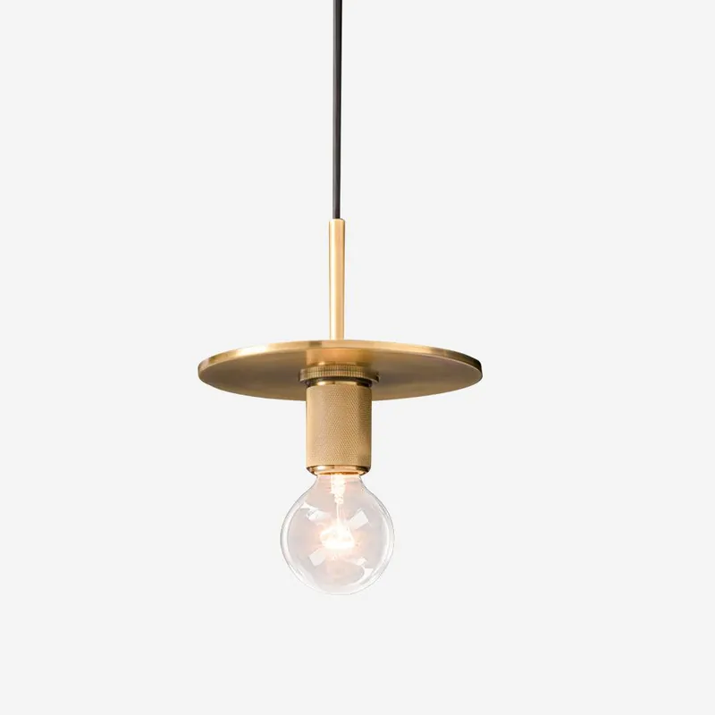 Lyran Minimalistische Hängelampe aus Messing für Esszimmer oder Küche