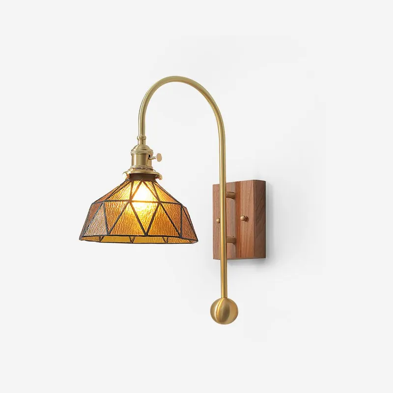 Vorelle Vintage-Wandleuchte mit Tönung