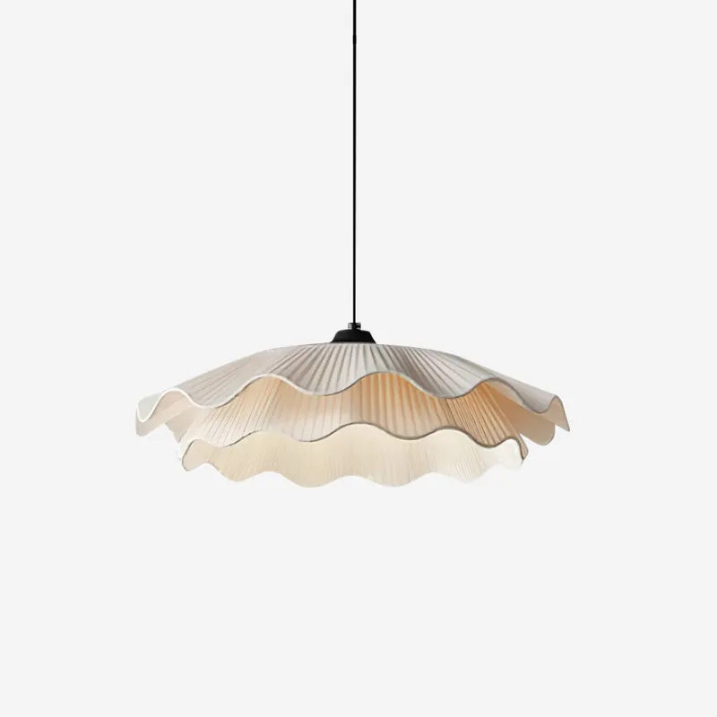 Calavie Elegante gewellte Plissee Pendelleuchte