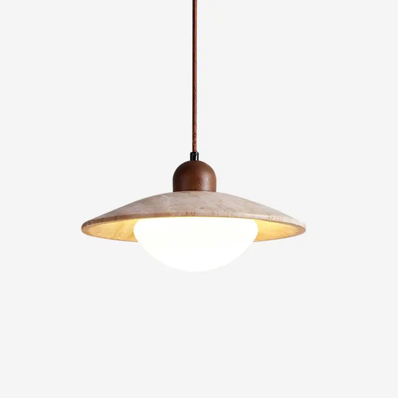 Ritta Pendelleuchte Minimalistisch aus Travertin