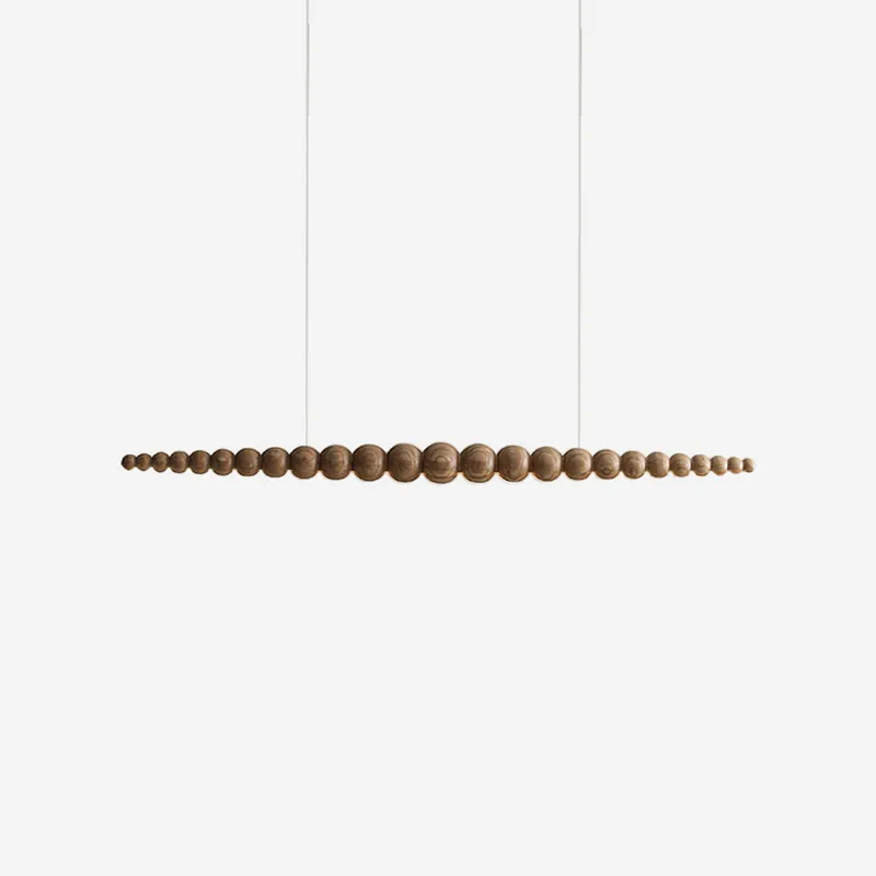 Arbor Minimalistische Deckenleuchte aus Nussbaum