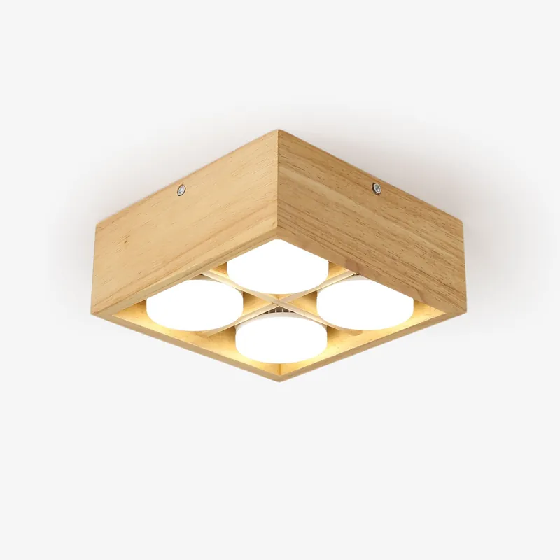 Eliza Minimalistisch Holz Deckenleuchte
