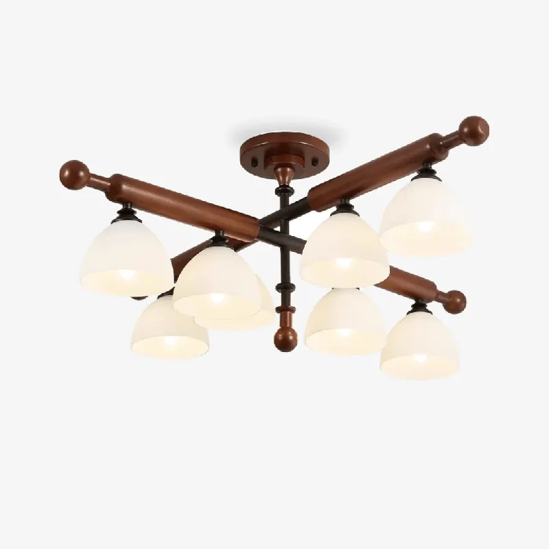 Rusticana Balken Holz Deckenleuchte