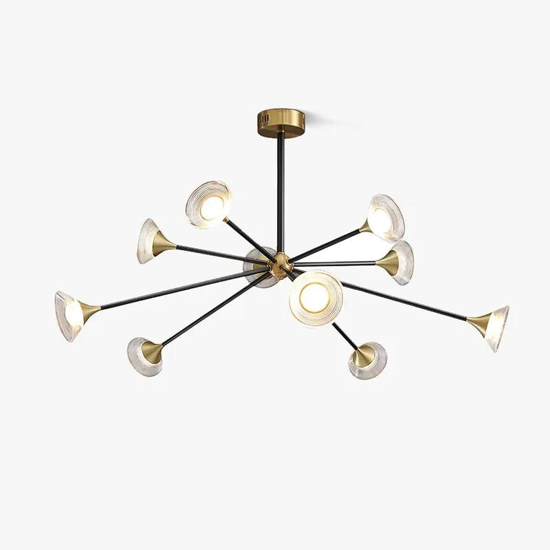 Myzoraris Mid Century Moderne Glas Deckenleuchte