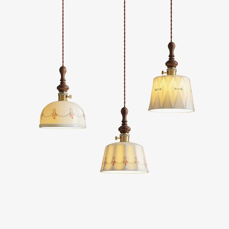 Ceraeyre Vintage Keramik Hängeleuchte