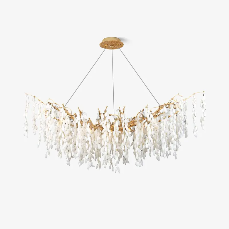 Florealis Kristall-Kronleuchter in Wasserfall-Design