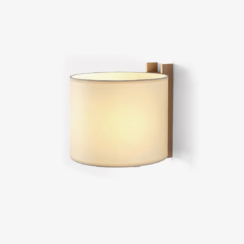 Aura Minimalistische Wandleuchte aus Stoff