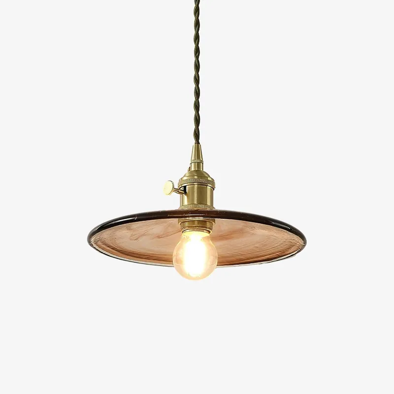 Sage Vintage Glas-Pendelleuchte
