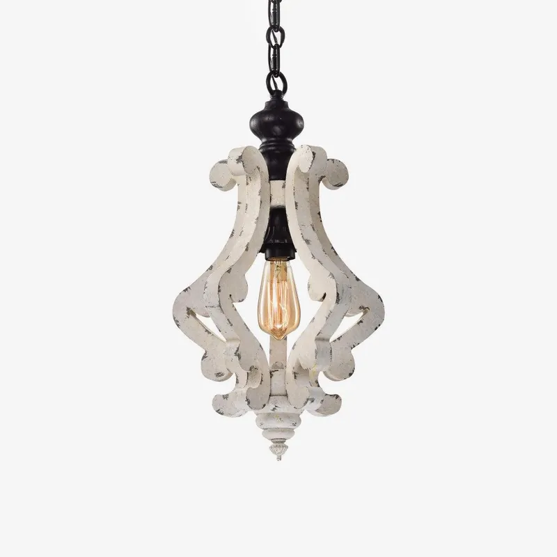 Omar Vintage Holzpendelleuchte