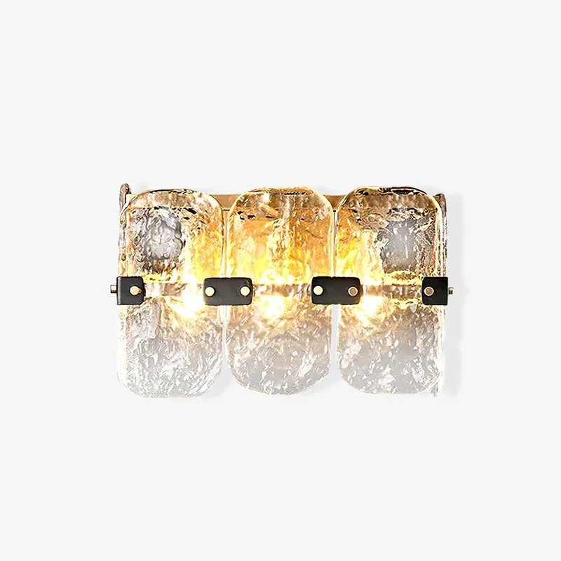 Clara Massive Glas-Wandleuchte