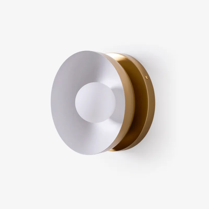 Vethaora Wandleuchte Glas Messing Minimalistisch