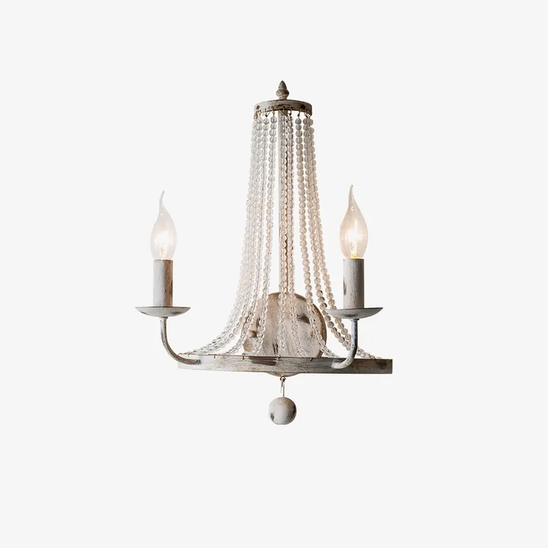 Arvela Vintage Industriell Kristall Wandleuchte