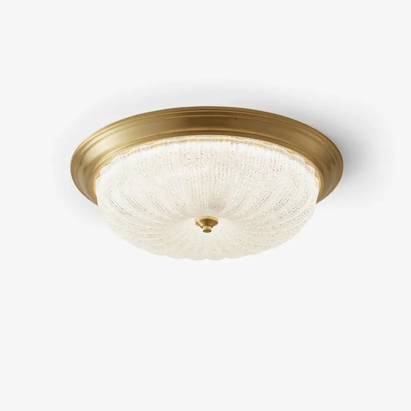 Nyrinis Traditionell Klassisch Messing Glas Deckenlampe