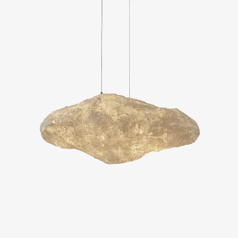 Elliros Texturiertes Papier Pulpe Pendelleuchte Licht