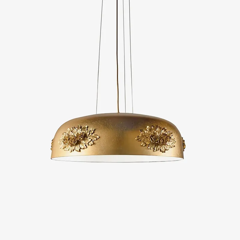 Zesolila Traditionelle Kunst Gold Pendelleuchte Licht