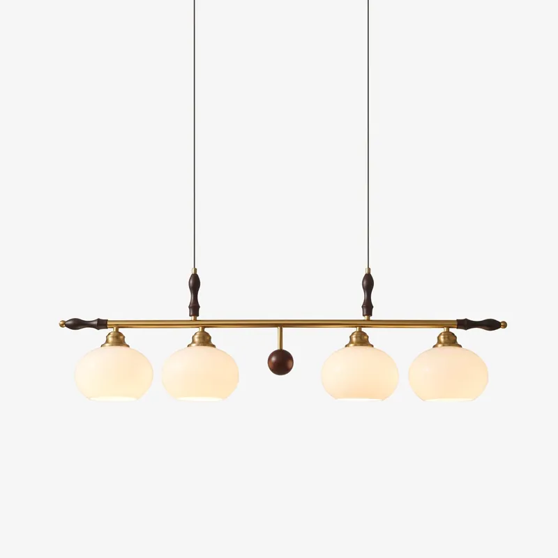 Sylvara Premium Pendelleuchte aus Holz und Glas