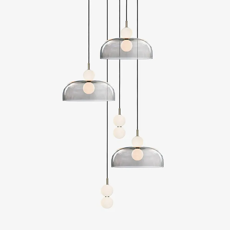 Zasorila Moderne Minimalistische Pendelleuchte aus Glas