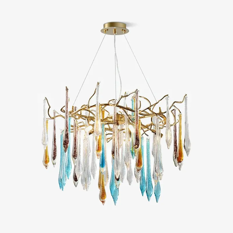 Aurora Luxuriöser Kronleuchter aus Glas