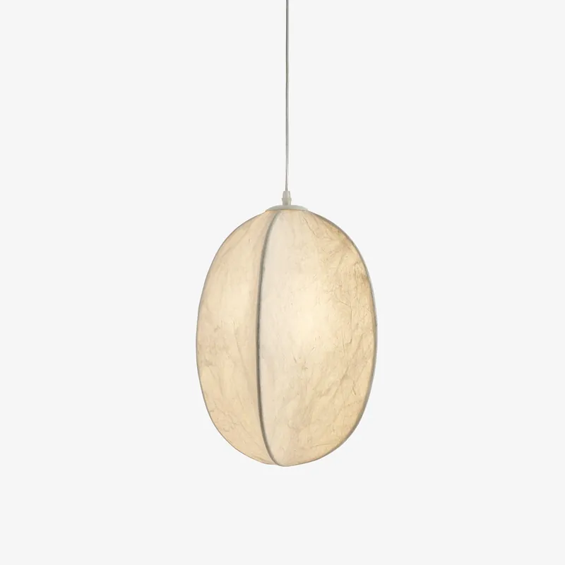 Cocoon Minimalistische Hängelampe aus Seide