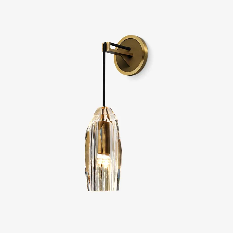 Zorinaris Premium Nordic Kunst Kristall-Wandleuchte