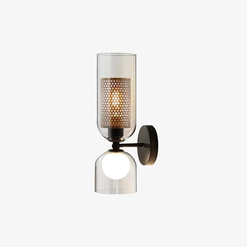 Alvynan Wandleuchte aus Glas im Premium Nordic Art Stil